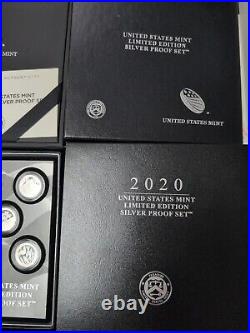 2020 S Proof Silver Eagle Limited Edition Proof Set In Ogp