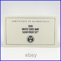 2020-S Silver Proof Set 11-Coin + 2020-W Reverse Proof Nickel Bonus OGP Box COA