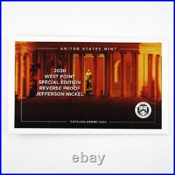 2020-S Silver Proof Set 11-Coin + 2020-W Reverse Proof Nickel Bonus OGP Box COA