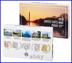 2020 S US Mint 10 Coin Proof Set with COA & Bonus Nickel OGP
