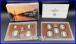 2020-S US Mint Proof Set OGP COA & Box 10 Coins NO W Nickel