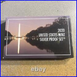2020 SILVER PROOF SET complete with box and COA. Free Shipping