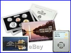 2020 SILVER PROOF SET with FIRST W REVERSE PF NICKEL, NGC REV PF70, FIRST RELEASES