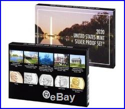 2020 SILVER PROOF SET with FIRST W REVERSE PF NICKEL, NGC REV PF70, FIRST RELEASES