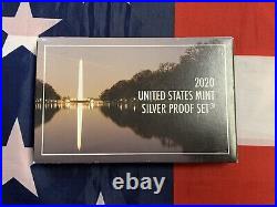 2020 SILVER Proof Set. 10-coin set PLUS'W' Nickel
