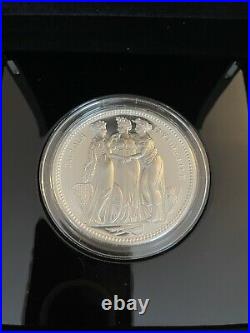 2020 Three Graces William Wyon Five Ounce Silver Proof Ten Pounds Coin (5oz)