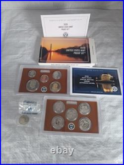 2020 U. S. Mint 10-Coin Proof Set With 2020 Nickel Total of 11 Coins