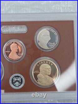2020 U. S. Mint 10-Coin Proof Set With 2020 Nickel Total of 11 Coins