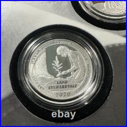 2020 US Mint Ltd Edition Silver Proof Set. 999 Silver Coins x8 OGP & COA(90589)