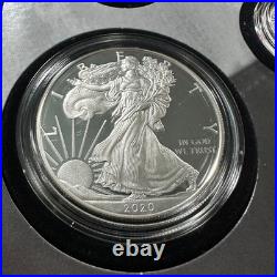 2020 US Mint Ltd Edition Silver Proof Set. 999 Silver Coins x8 OGP & COA(90589)