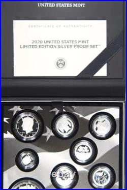 2020 United States Mint Limited Edition Silver Proof Set OGP and COA