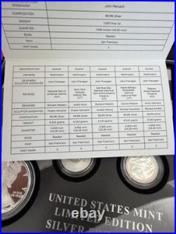 2020 United States Mint Limited Edition Silver Proof Set with COA & Original Box