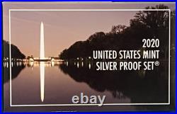 2020 United States Mint Silver Proof Set SFM with COA & BONUS West Point Nickel