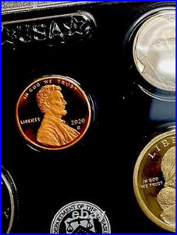 2020 United States Mint Silver Proof Set With Rev Pf Nickel Item # 4634