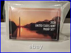 2020 Us Mint Silver Proof Set + Reverse Proof Nickel + Ogp/coa