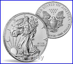2021 American Eagle One Ounce Silver Reverse Proof Two Coin Set Designer Edition