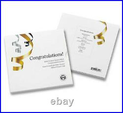 2021 CONGRATULATIONS SET with 2021 W PROOF SILVER EAGLE, 35th ANNIVERSARY, T-1