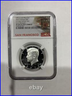 2021 Limited Edition Silver Proof Set, NGC Graded. Mixed Grades 69/70 See Pics