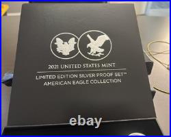 2021 Limited Edition Silver Proof Set US MINT 21RCN OGP COA ASE Eagle