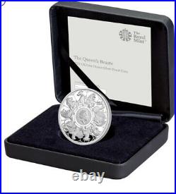 2021 Queen Beast Completer 1oz Silver Proof Coin Royal Mint COA In hand To Ship