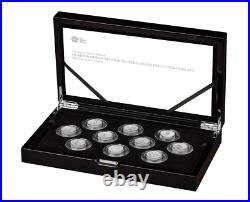 2021 Royal Mint Queens Beast's 10 Coin Silver Proof Quarter Ounce Set SOLD OUT