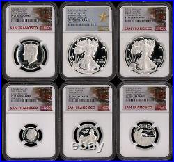 2021 S Limited Edition Silver Proof Set/6 NGC PF70 Ultra Cameo