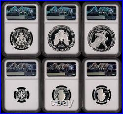 2021 S Limited Edition Silver Proof Set/6 NGC PF70 Ultra Cameo