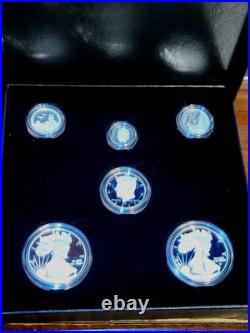 2021 S Limited Edition Silver Proof Set With2 American Eagles, COA and OGP