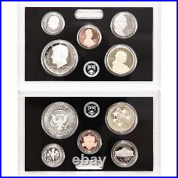 2021 S Proof Set Original Box & COA 7 Coins. 999% Silver