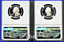2021 S Silver 99.9 2PC Quarter Set FR NGC PF70 UC (Park)- IN STOCK