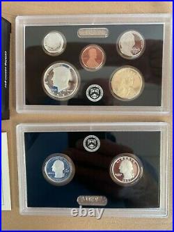 2021 S US Mint ANNUAL 7 Coin SILVER Proof Set with Box and COA