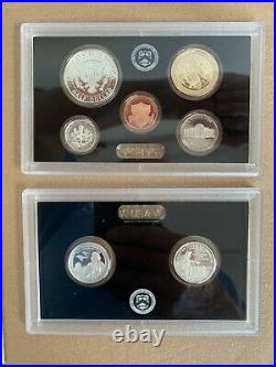 2021 S US Mint ANNUAL 7 Coin SILVER Proof Set with Box and COA