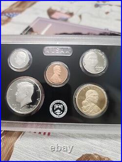 2021-S US Mint Silver Proof Set, Original Box & COA