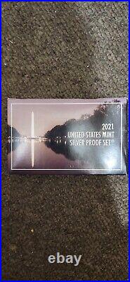 2021-S US Mint Silver Proof Set of -7- Pieces