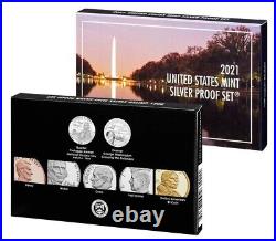 2021-S US Mint Silver Proof Set of (7) Pieces