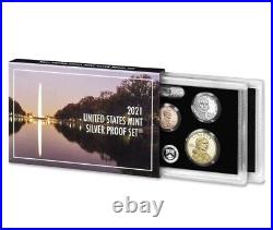 2021-S US Mint Silver Proof Set w OGP Box & COA