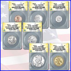 2021-S US Silver Proof Set PR70 Advanced Releases