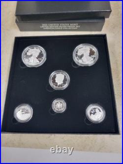 2021-S United States Mint Silver Proof Set with Certificate of Authenticity