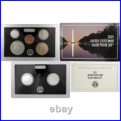 2021 Silver Proof Set U. S Mint Original Government Packaging OGP COA