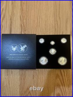 2021 U. S. Mint Limited Edition Silver Proof Set American Eagle Collection 2021 U. S. Mint Limited Edition Silver Proof Set American Eagle Collection