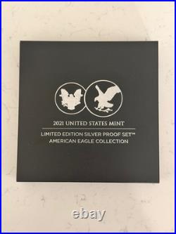 2021 US MINT Limited Edition Silver Proof Set American Eagle Collection Coins