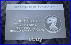 2021 US Mint Edition Silver Proof Set American Eagle Collection OGP COA