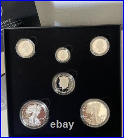 2021 US Mint Limited Edition Silver Proof Set American Eagle Collection GOP COA