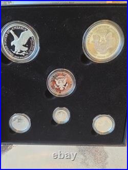 2021 US Mint Limited Edition Silver Proof Set OGP COA 2 Proof Eagles Tuskegee NP