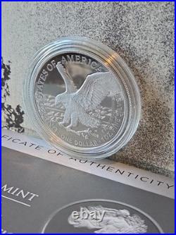 2021 US Mint Limited Edition Silver Proof Set OGP COA 2 Proof Eagles Tuskegee NP