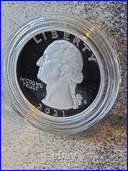 2021 US Mint Limited Edition Silver Proof Set OGP COA 2 Proof Eagles Tuskegee NP