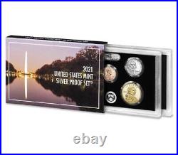 2021 US Mint SILVER Proof Set 21RH with OGP COA Perfect Mint Condition