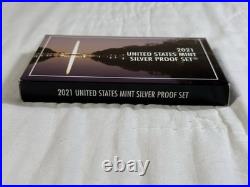 2021 US Mint Silver Proof Set OGP Box COA Complete S Mint Coin Set