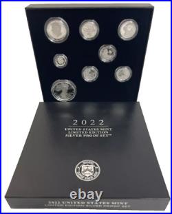 2022 American Women's Silver Proof Set Quarters W Box COA 1st in Series Limited