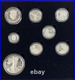 2022 American Women's Silver Proof Set Quarters W Box COA 1st in Series Limited